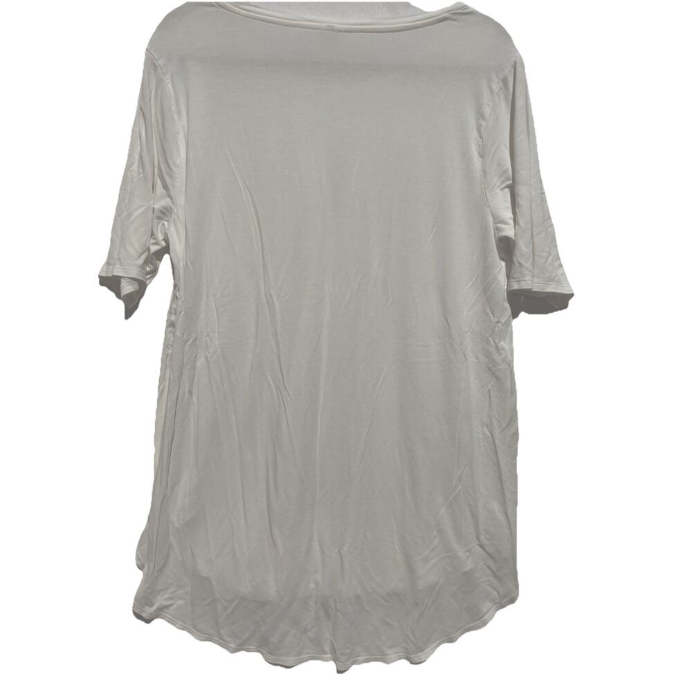 Old navy Plus Size 1X Women Luxe Pullover Tunic Top‎ Ivory Capsule Minimalist - Picture 7 of 7
